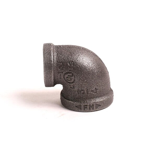 Thrifco Plumbing 3/4 Inch FIP x 1/2 Inch FIP Brass 90 Elbow 9317015 - main